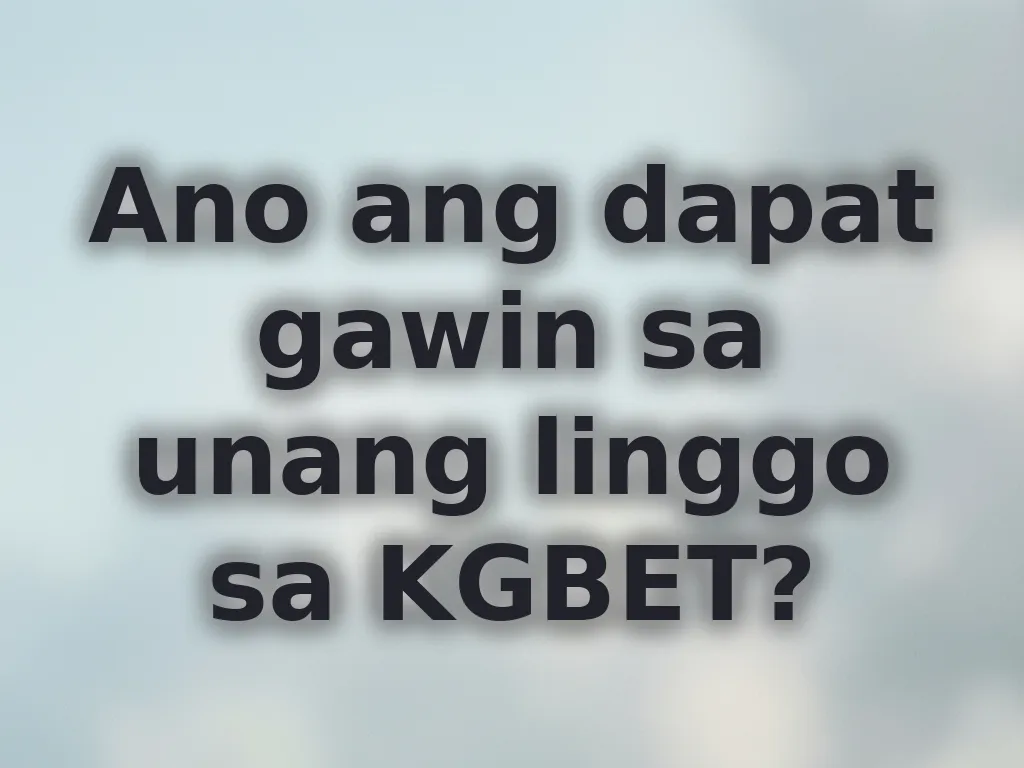 Gabay para sa bagong player